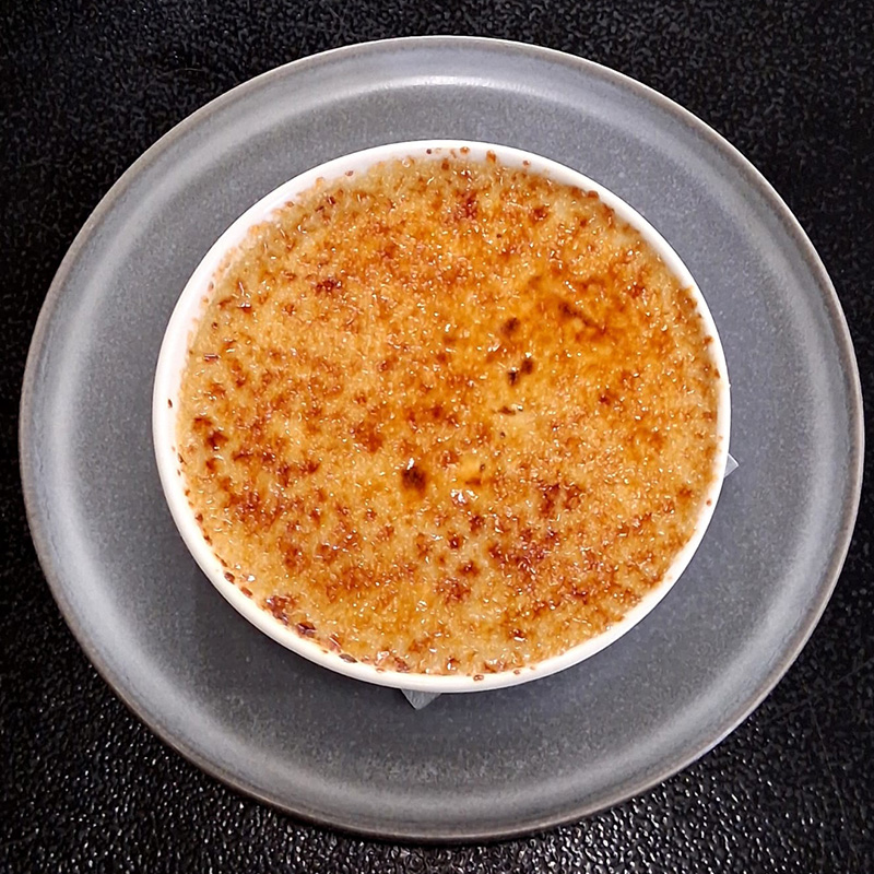 Produit Crème Brulée à la Myrtille